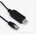 USB 2.0 RS232 USB에서 RJ11 케이블 어댑터